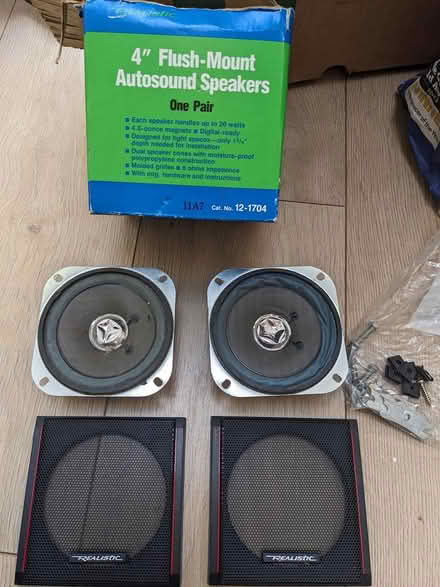 Photo of free 4" Flush-Mount Autosound Speakers (Sedgley DY3) #1