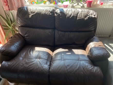 Photo of free 2 seats lather sofa (N19) #1