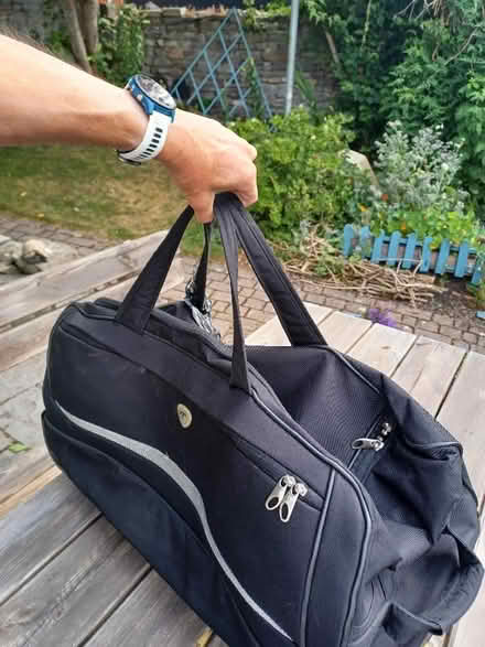 Photo of free Black travel case or sports bag needing slight repair (Speedwell BS5) #1