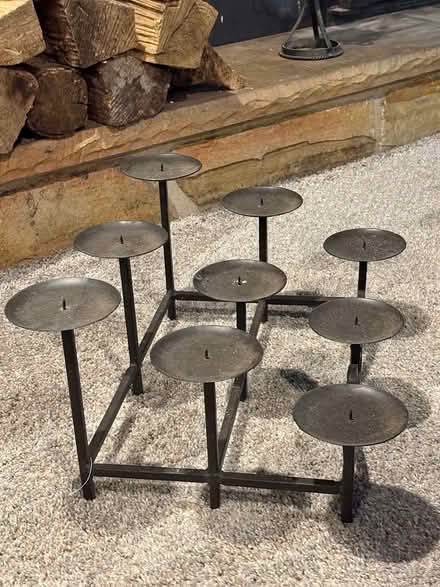 Photo of free Fireplace candleholder (Kintnersville) #2