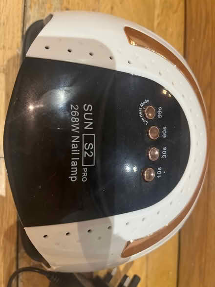 Photo of free SUN S2 PRO 268W nail lamp & polishs (E2 Bethnal Green) #3