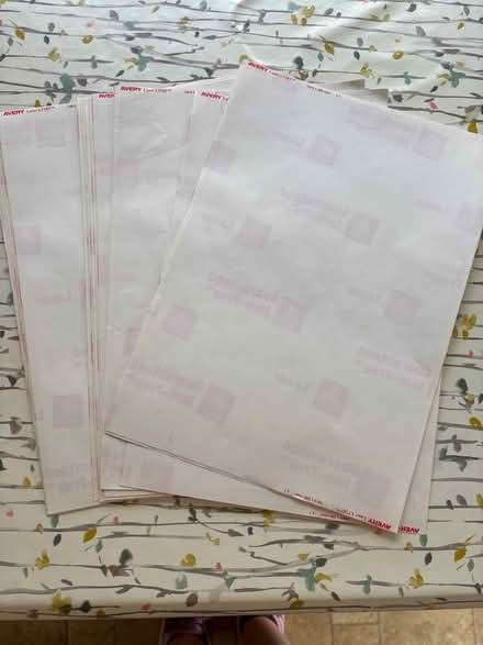 Photo of free A4 sticky labels (Far Bletchley MK3) #1