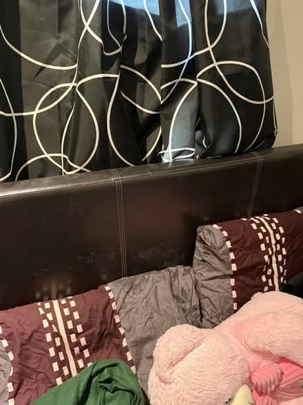 Photo of free Leather Double bed (Bradford BD1) #2