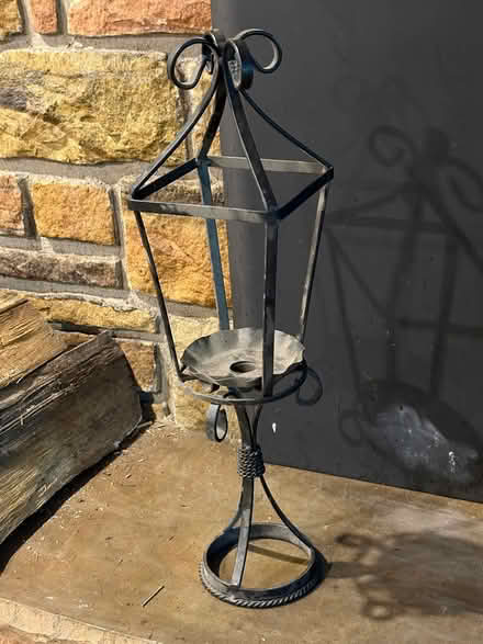 Photo of free Fireplace candleholder (Kintnersville) #3