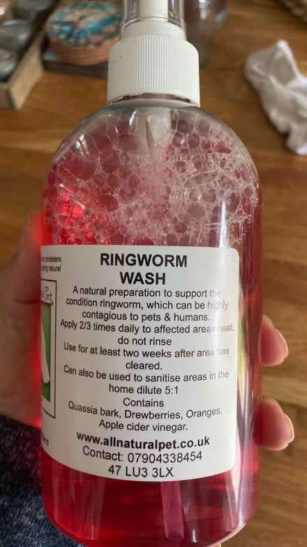 Photo of free Natural Ringworm Wash (Bexleyheath DA6) #1