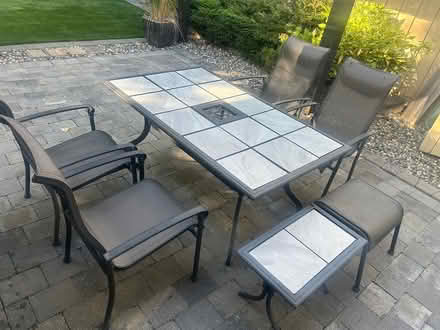 Photo of free Aluminum Patio Set (Heritage Woods, Port Moody) #1