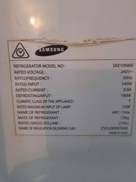 Photo of free Samsung fridge-freezer (Saint Kilda) #4