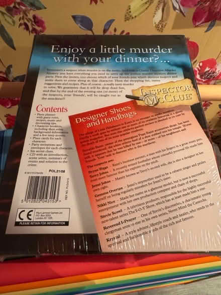 Photo of free Murder mystery dinner party game (Cheadle Hulme SK8) #2