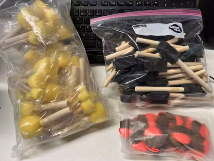 Photo of free sponge brushes and mini soft brushs (Near the old Sherman Hospital) #1