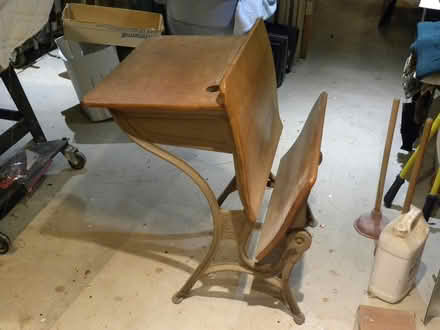 Photo of free 1950's Elementary School Desk (Troy) #4