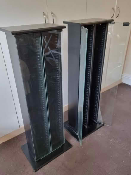 Photo of free Pair of large CD storage cabinets. (Ripponden HX6) #1