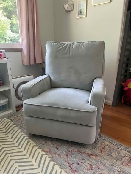 Photo of free Grey rocking chair / recliner (Carkeek) #1
