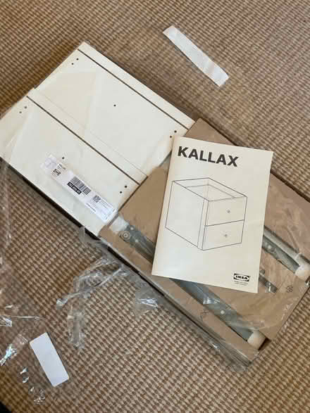 Photo of free IKEA shiny 2 drawer kallax insert (Brixton) #1