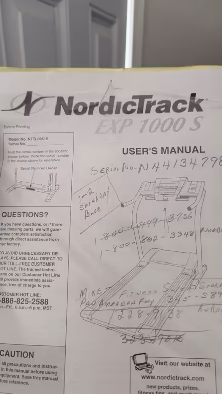 Photo of free Norditrack Treadmill (San Pedro and Osuna) #2