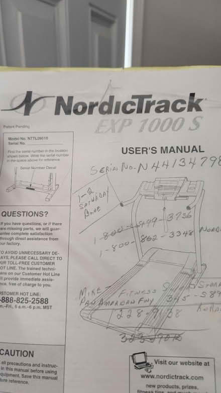 Photo of free Norditrack Treadmill (San Pedro and Osuna) #2