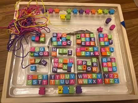 Photo of free Wood letter beads (Haggerty and 7 mile) #2