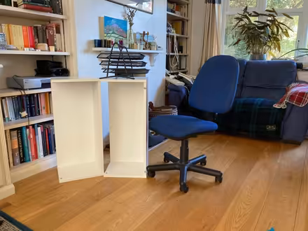 Photo of free Office chair, wire stationery basket, bookshelf extensions (New Marston OX3) #2