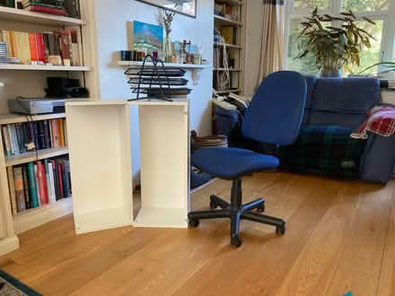 Photo of free Office chair, wire stationery basket, bookshelf extensions (New Marston OX3) #2