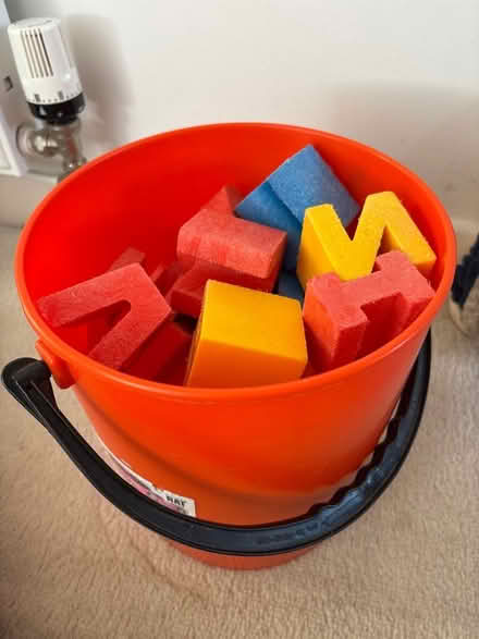 Photo of free Vintage Tuff Toys large bucket of letter blocks (Gracemount EH16) #1