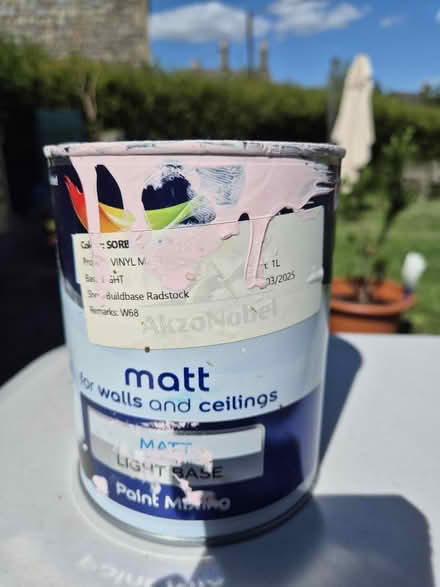 Photo of free Left over Pink Matt paint (Stratton-on-the-Fosse BA3) #1