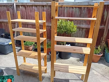 Photo of free Pine shelving (Northallerton DL6) #1