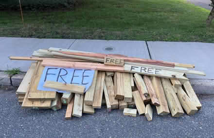 Photo of free Curb Alert - Scrap Lumber (Little Silver) #1