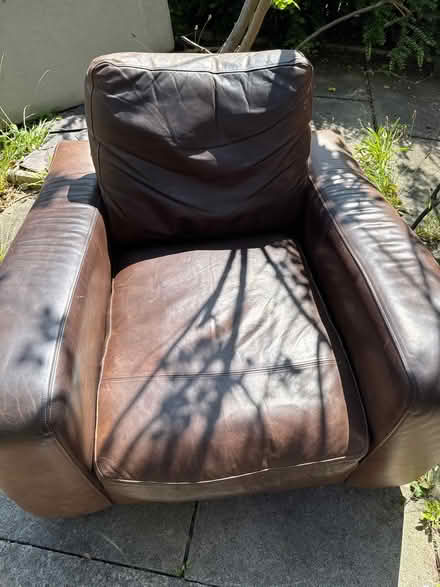 Photo of free Leather Arm chair (M7, Manchester) #1