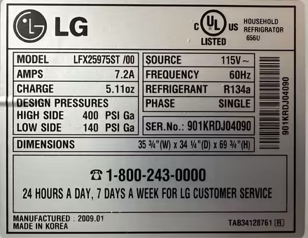 Photo of free LG Stainless Steel Refrigerator (City Heights) #2