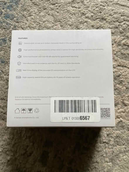Photo of free Smoke and carbon monoxide alarm (Vienna) #2