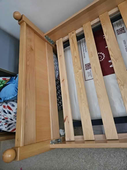 Photo of free Single bed Oak (Bedford MK41 Elms Farm/Putnoe) #4