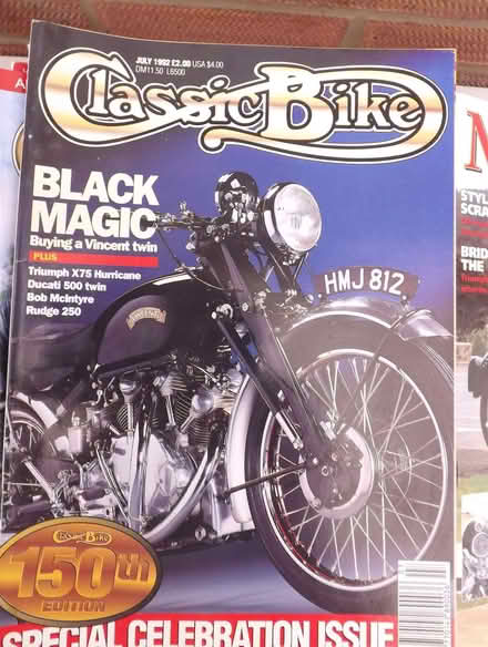 Photo of free classic motorcycle magazines various, earliest 1980 (Overstrand NR27) #4