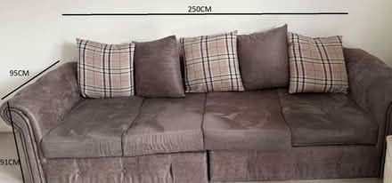 Photo of free 4 Seater Sofas - Grey Colour (Gedling NG4) #1