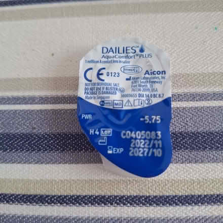 Photo of free Dailies contact lenses (BT17) #3