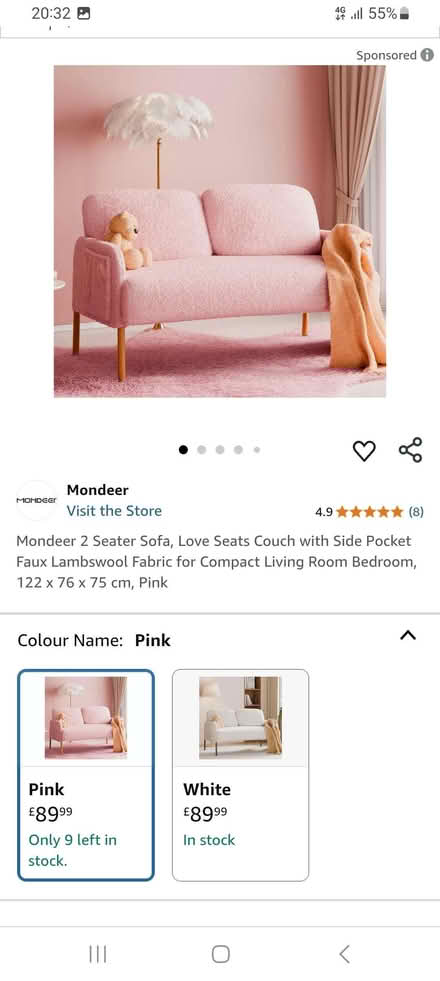 Photo of Pink furniture/ home accessories (Halesworth IP19) #1