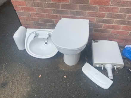 Photo of free Bathroom sink and toilet. (Penrith CA11) #1
