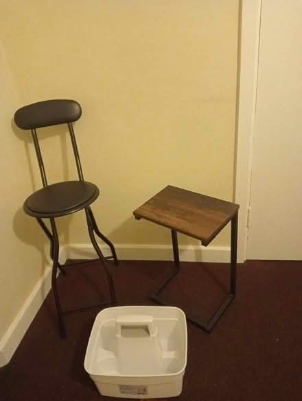 Photo of free Coffee table, bar stool and caddy (Egdbaston) #1