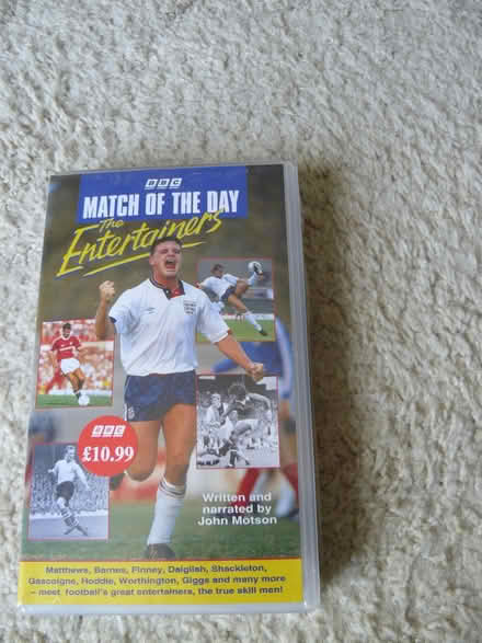 Photo of free VHS video tape 1993 BBC match of the day Entertainers (Kempsey WR5) #1