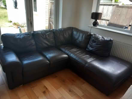Photo of free Leather Corner Sofa (Moulsham CM2) #1