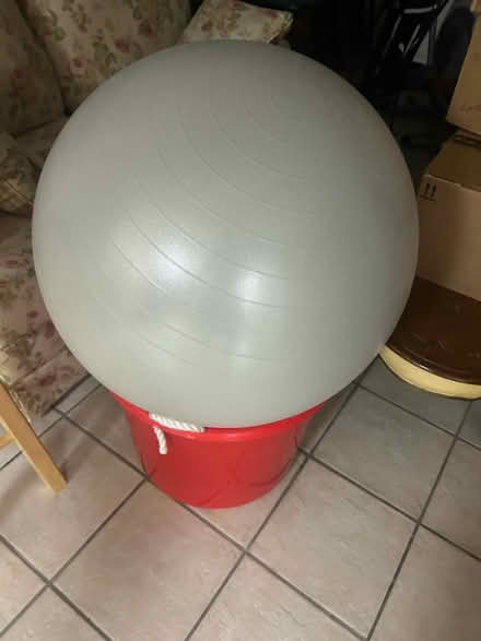 Photo of free Exercise ball and drum sticks (Canton) #1
