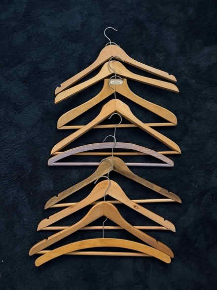 Photo of free Wooden coat hangers (Rake) #1
