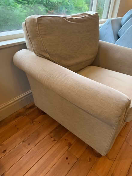 Photo of free Beige arm chair (Levens LA8) #2