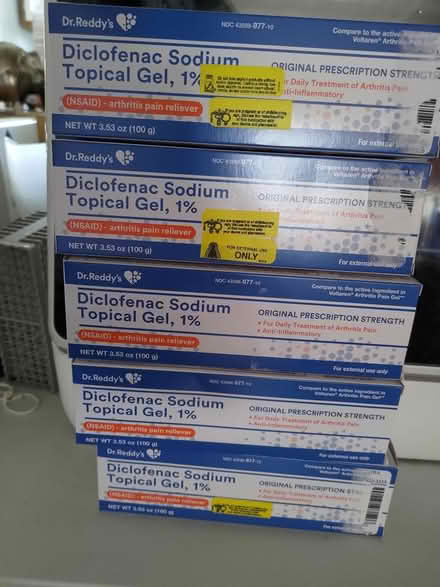 Photo of free 5 boxes Diclofenac gel (sanborn) #1