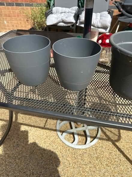 Photo of free Selection of plastic plant pots (Northampton) #1