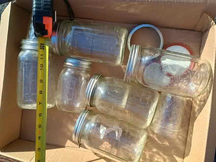 Photo of free Canning Jars and a few lids (Newport News, Bruton Ave) #1