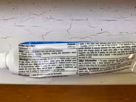 Photo of free Athlete's Foot Cream Medicine (Medford-Fulton Heights) #2