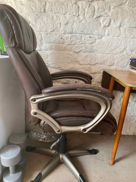 Photo of free Brown office chair (Dursley GL11) #3