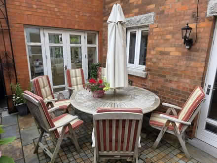 Photo of free Patio table chairs cushions (Glasnevin) #2
