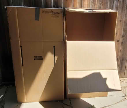 Photo of free 2 wardrobe boxes (Midtown (95816)) #1