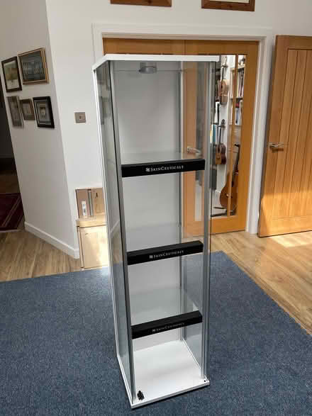 Photo of free tall illuminated glass shelving (Ferndown BH22) #1