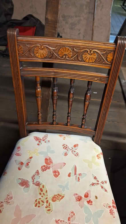 Photo of free Wooden straight back chairs (Tufnell Park N7) #1